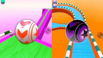 ⭕⭕Sky Rolling Ball 3D Vs Reversed Gameplay Max Level 321