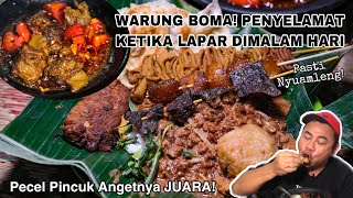 WARUNG PECEL PINCUK MADIUN BUKA SAMPAI PAGI DI DAERAH FATMAWATI | WARUNG BOMA #kulinerjakarta