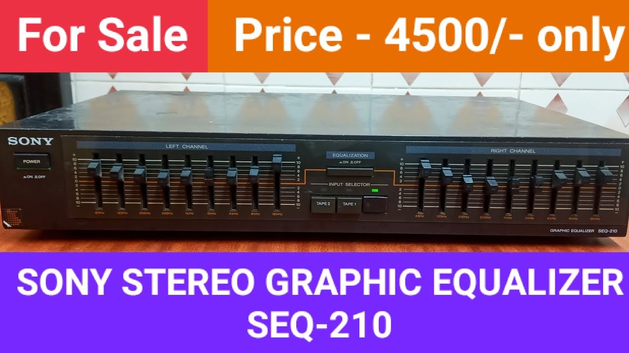 Sony - SEQ-310 - Égaliseur graphique - Catawiki