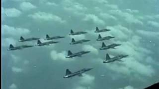 捍衛台灣領空超過30年F-5E/F老虎二式(中正號)戰鬥機 - 空軍雷虎中隊F-5E時代(配樂藍天進行曲)