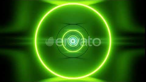 Circles Neon Tunnel | Motion Graphics - Envato elements