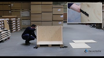 Assembly with Clip-Lok QIK Steel Clips