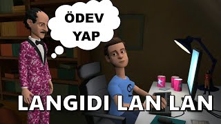 Babam ödev yap deyince ben ; Langıdı Lan Lan  #komiköğrencivideoları #babamerhaba #animasyon #komik