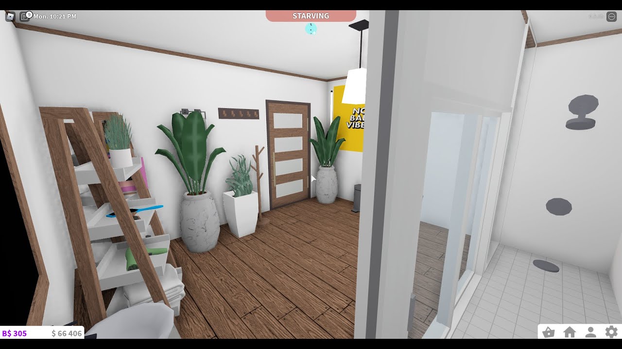 NO GAMEPASS (9 K) Aesthetic and modern bathroom speed build Roblox