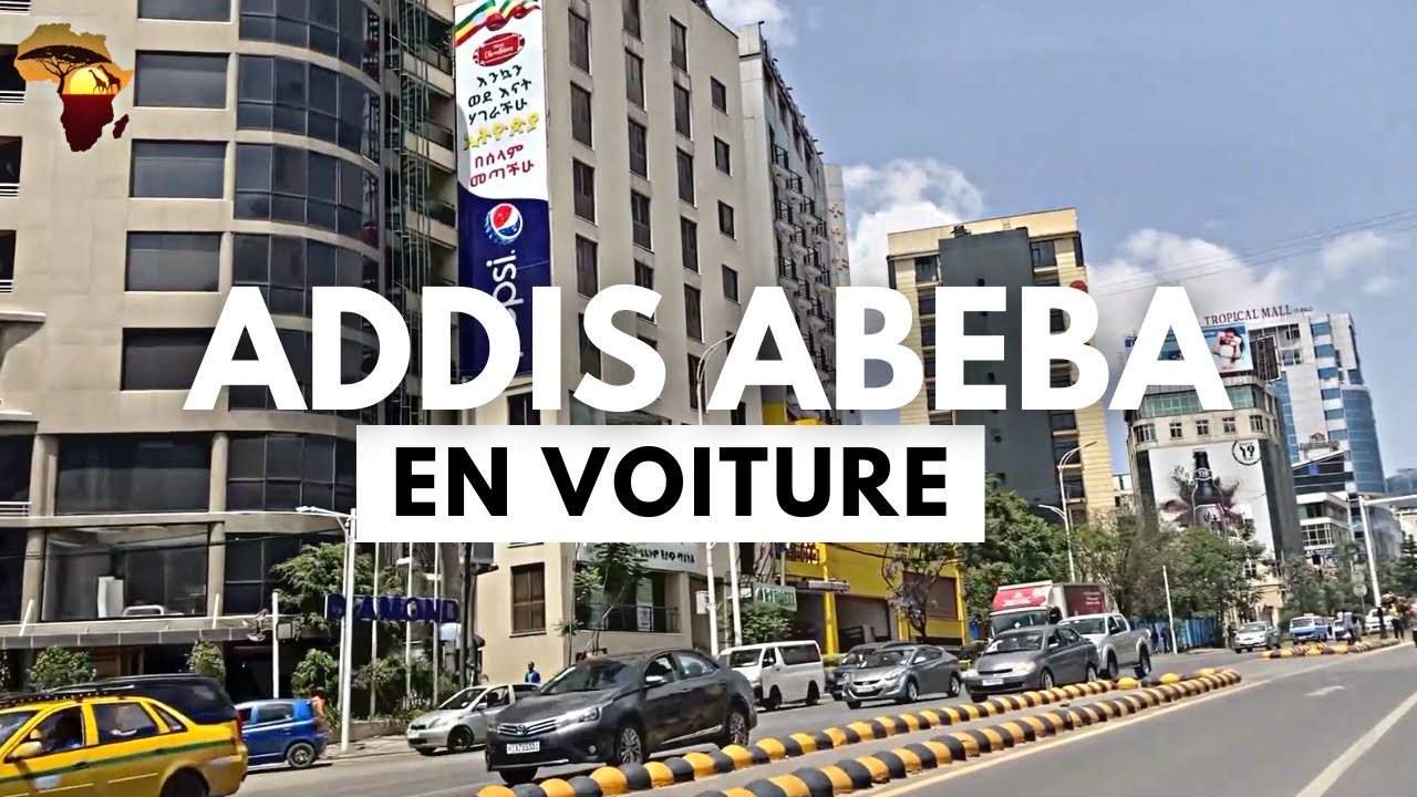 ADDIS ABEBA Visite guide de la capitale de lTHIOPIE en Voiture 