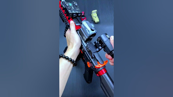 SLR PDW+Smoke Silencer.Who needs this forNew Years gift? #toys #gelblasters #airsoft