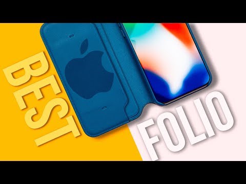 BEST iPhone X Folio Case   - Apple Leather Folio Case for iPhone X - Review