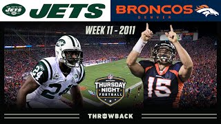 Mile-High TebowMania on TNF! (Jets vs. Broncos 2011, Week 11)