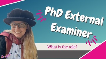 UNIVERSITY PHD EXTERNAL EXAMINER | How do you become one and what to expect?