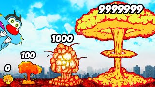 OGGY Evolution Small Sparkle To Biggest Explosion In | Bomb up Game | Noob vs Pro Vs Hacker