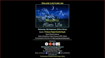 Popular Lecture : Search for Alien Life