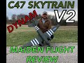 Dynam C47 Skytrain V2 Maiden Flight