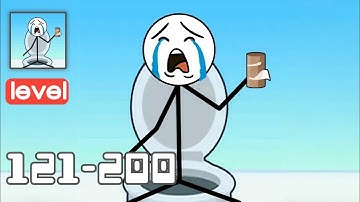 Make Me Angry: can you ? - Gameplay Walkthrough All Levels 121-200 Funny Stickman Brain Puzzle Game