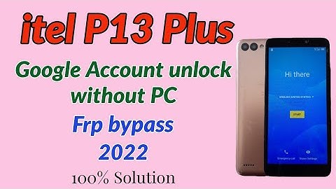 itel P13 Plus Google Account unlock without PC. Frp bypass itel P13 Plus without PC