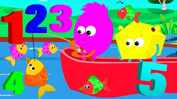 12345 Once I Caught A Fish Alive Numbers Song + More Nursery Rhymes & Kids Songs