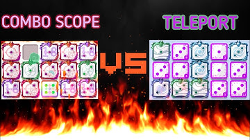 PVP MODE: COMBO SCOPE VS TELEPORT @DiceX-1 - Random Dice