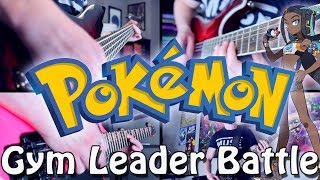 Video thumbnail of "Gym Leader Battle - Pokémon Sword & Shield (Rock/Metal) Guitar Cover | Gabocarina96"