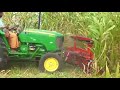 Tractor mounted reaper in john deere tractors | Kongunad Tractors