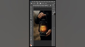 Master Glowing Effect : Lit Lantern  Using Photoshop Tutorial#shorts #photoshop