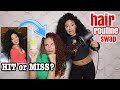 Jasmine Brown Does HER Curly Routine On My Hair! | HAIR ROUTINE SWAP