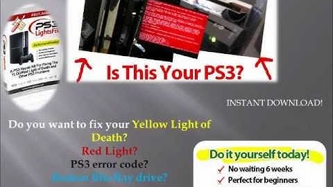 PS3: YLoD Fix, Red Light Fix, Red Screen Fix + Multiple Problem Fixes!