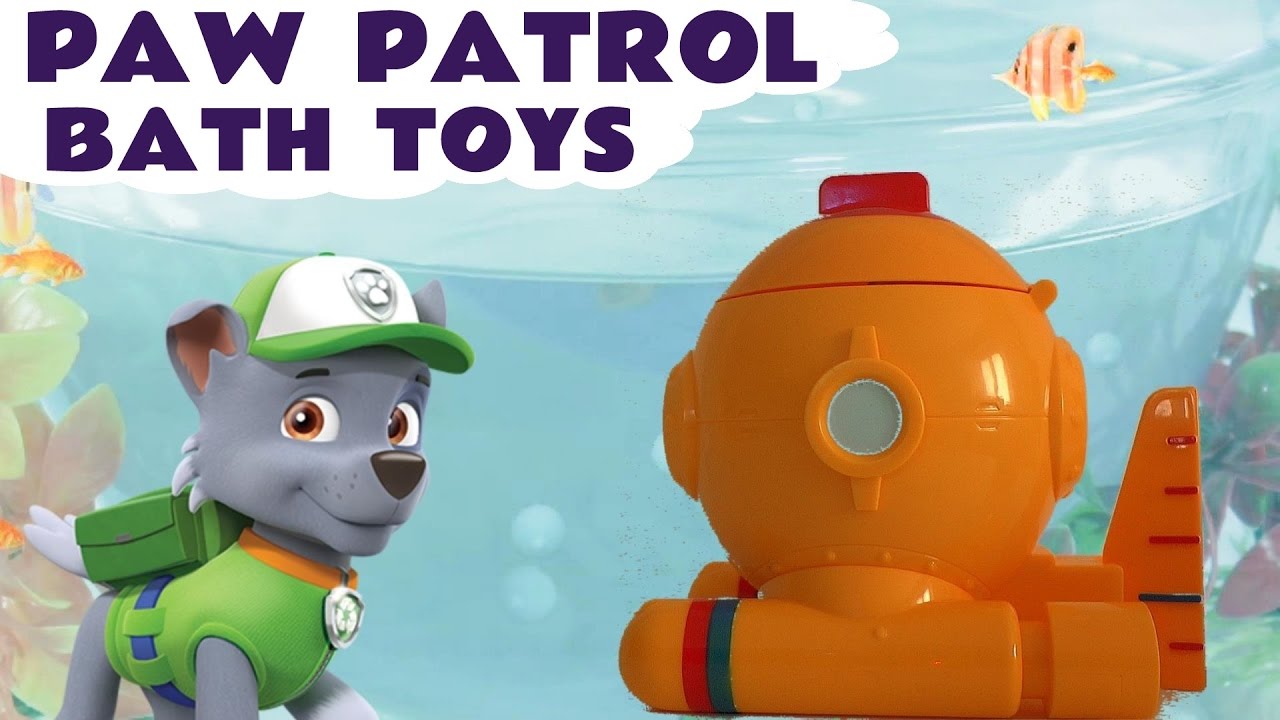paw patrol zuma bath toy