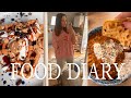 Realistisches Food Diary. Sportpause, cozy Christmas Vibes