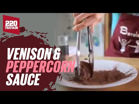30min Recipe: Venison Steak With Berry & Pink Peppercorn Sauce
