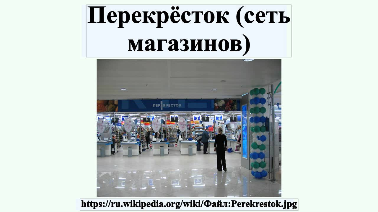 Перекресток Википедия Сеть Магазинов