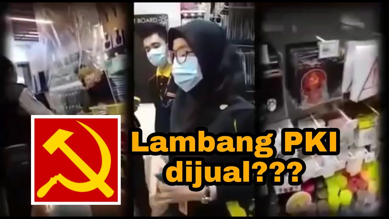 Viral menjual lambang PKI di  salah satu toko  di  Kota  