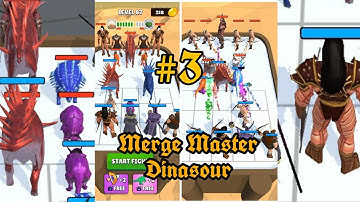 MERGE MASTER DAINASOUR MONSTER || LEVEL:87-94 || GAME PLAY || MONKEY BEAST GAMING|| #3