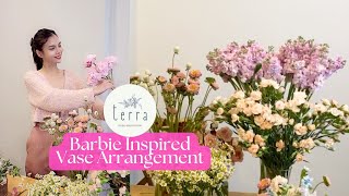 Flowers for Barbie Dream House | Home Decor Floral Vase Tutorial