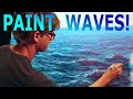 How To Paint Waves - Lesson 3 - Wet On Dry