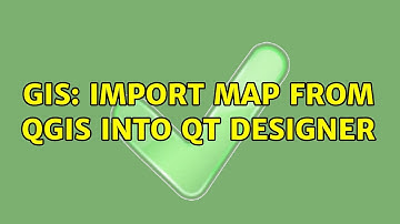 GIS: import Map from QGIS into QT Designer