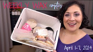 Weekly Wax Empties! | 2024 | Week Ending April 7th!