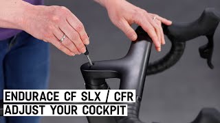 How to adjust your Endurace cockpit