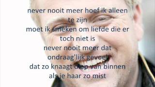 Never nooit meer - Gorden ft. Re-play *LYRICS ON SCREEN*