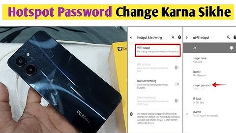 Realme C33 Hotspots Password Change & Set the Limit of Connection #realmeC33 #hotspot  the Saif tech