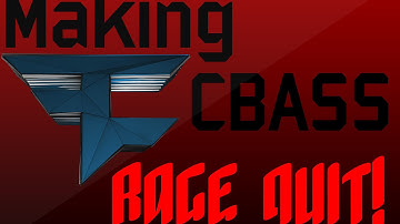 Making FaZe CBass RAGE QUIT!