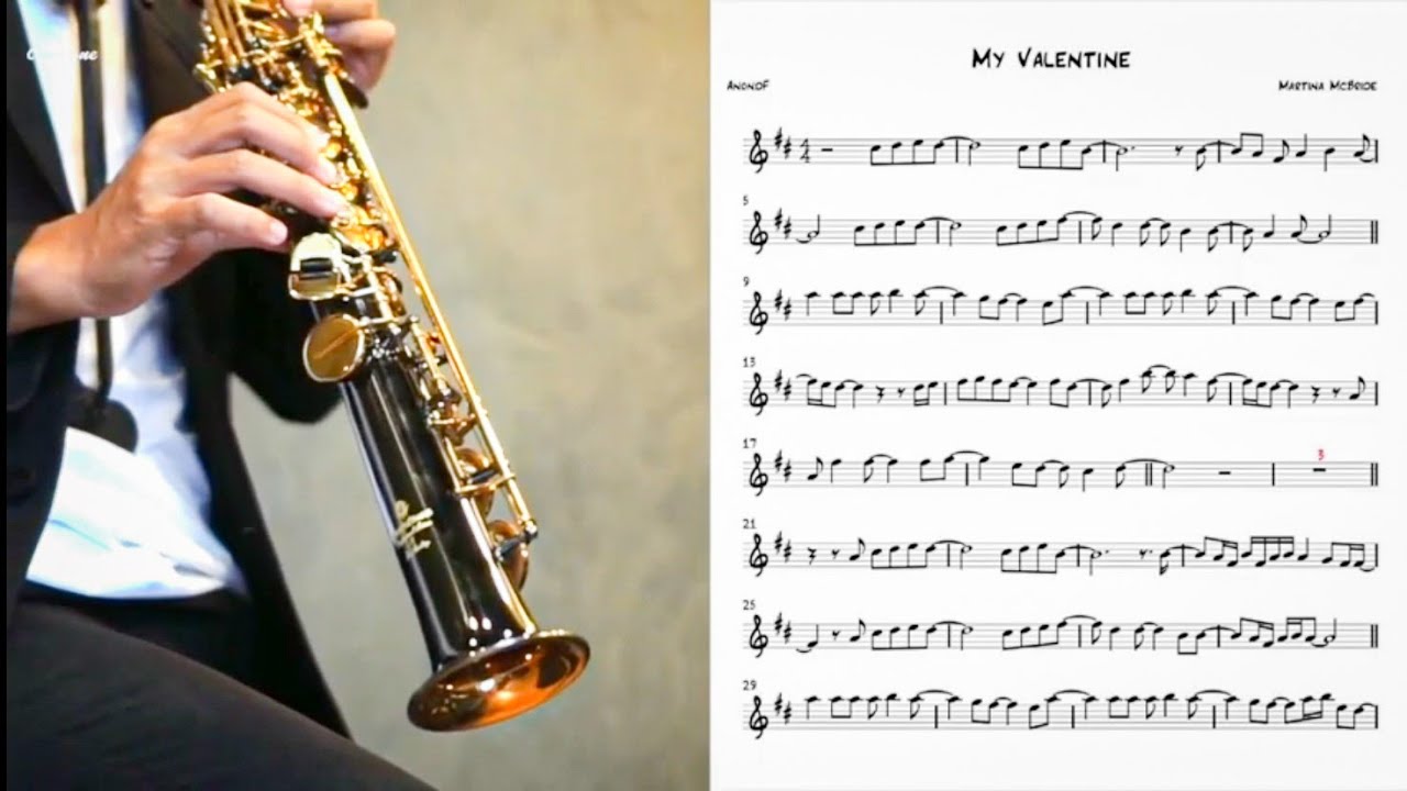 My Valentine (Transcription) for saxophone - YouTube