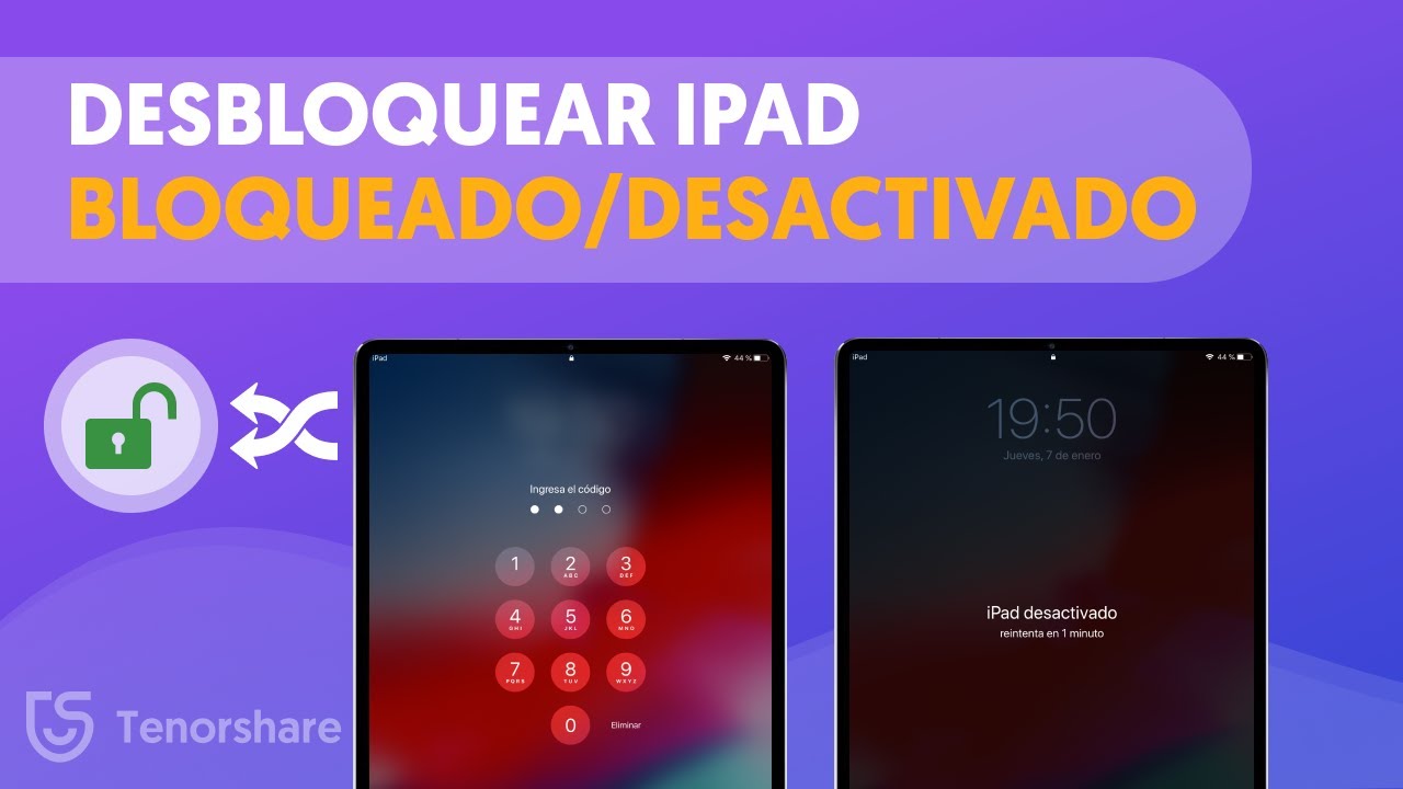 Cómo desbloquear iPad BLOQUEADO o DESACTIVADO - YouTube