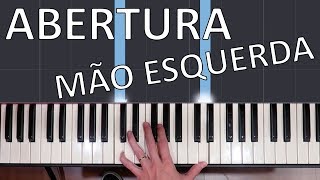 AUMENTE A ABERTURA DA MAO ESQUERDA (Aula de Teclado para Iniciante)