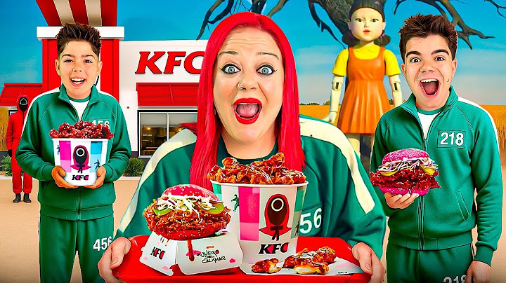 WE BOUGHT ALL THE SQUID GAME MEALS AT KFC!!!