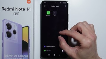 Redmi Note 14: How to Hide Apps?