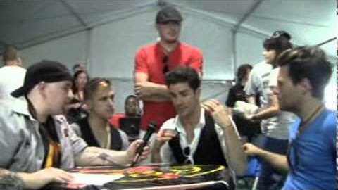 103.9 THE X at Rock on the Range - Greek Fire Interview