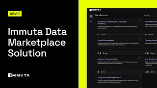 Immuta Data Marketplace Demo | Data Governance Solutions | Immuta