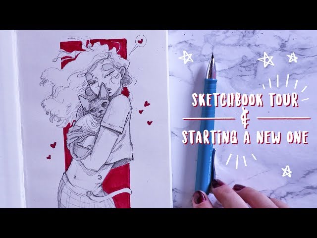 Sketchbook Tour 12 + breaking into a new one!