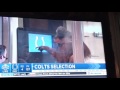 Colts Monkey Makes Pick