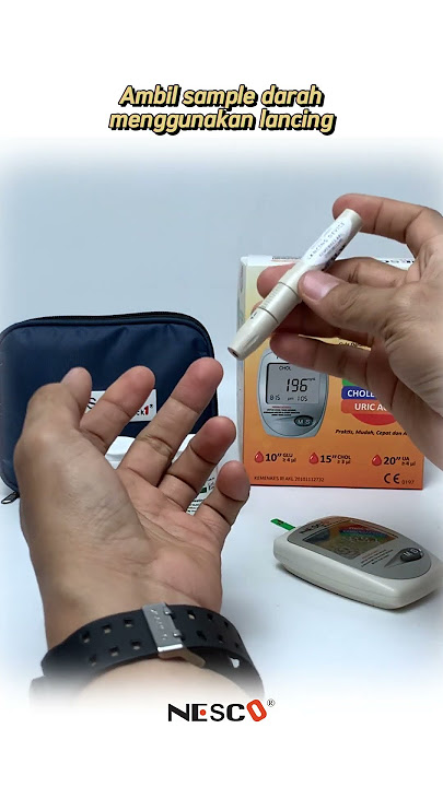 Nesco Multicheck N01 alat cek gula darah,kolesterol dan asam urat 3in1 ,hasil cepat dan akurat