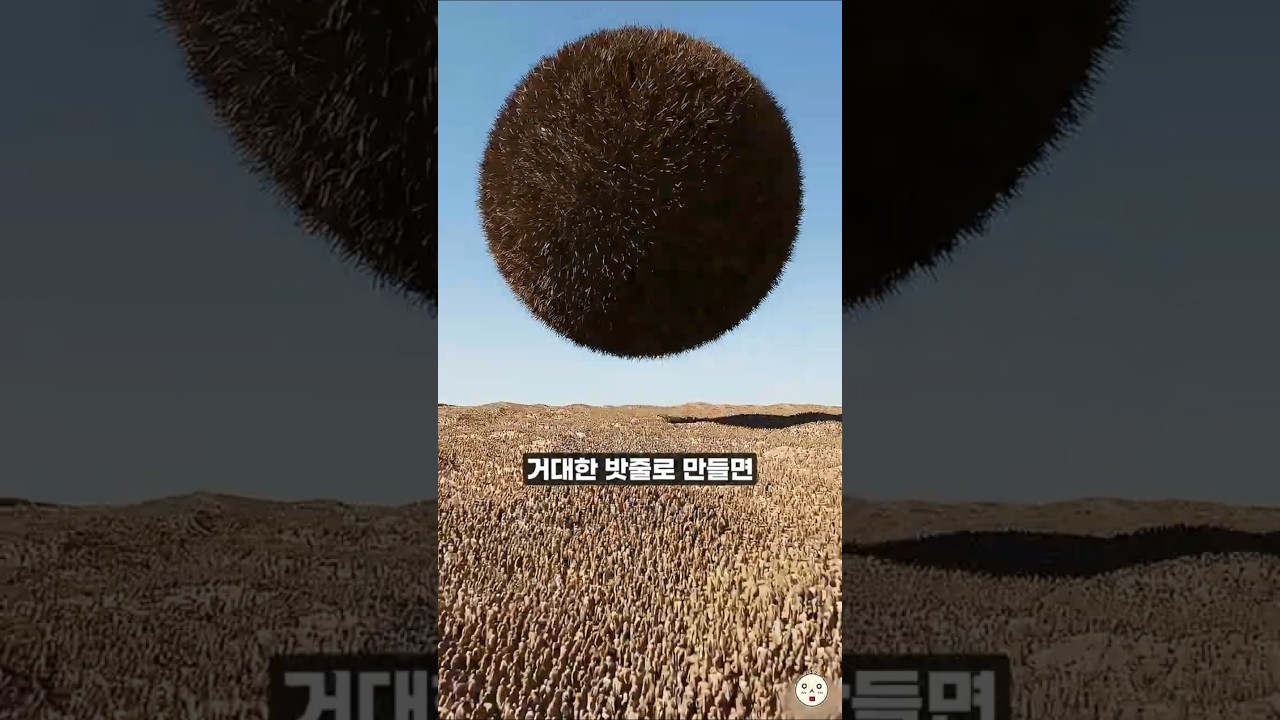 80억 명의 머리카락을 하나로 합치면?